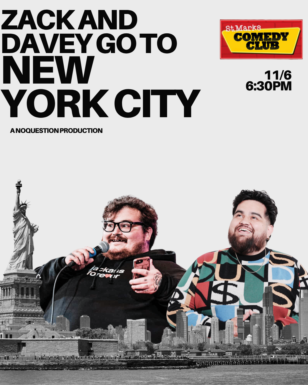 Zack & Davey Go To NYC - Live NYC Stand-Up Comedy Show at St. Marks Comedy Club