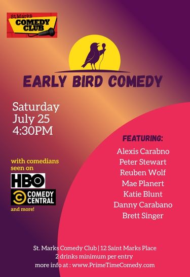 Prime Time Comedy Show - Live NYC Stand-Up Comedy Show at St. Marks Comedy Club